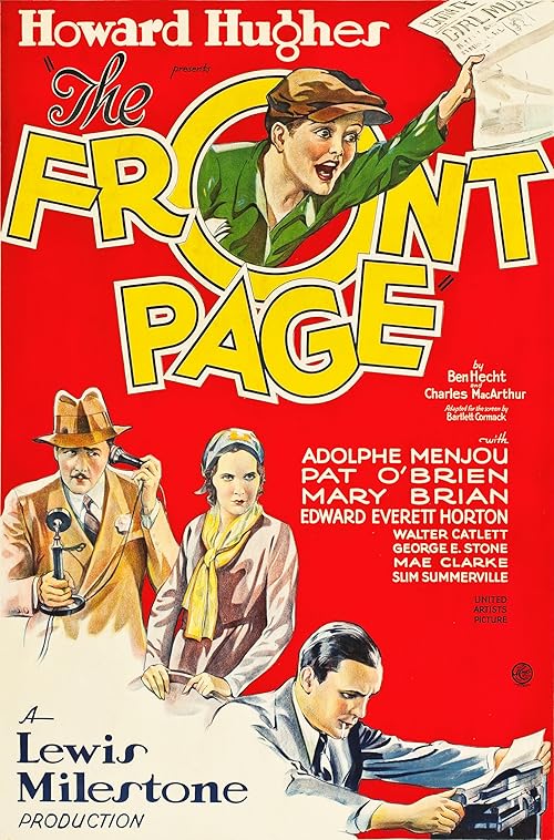 دانلود فیلم The Front Page 1931